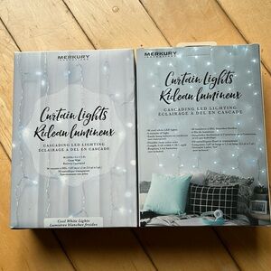 2 packs mercury innovations curtain lights new in package